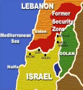 -- Lebenon Map --